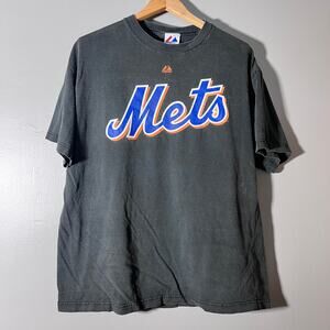 Majestic New York Mets David Wright 5 Shirt Medium Y2K MLB USA Made